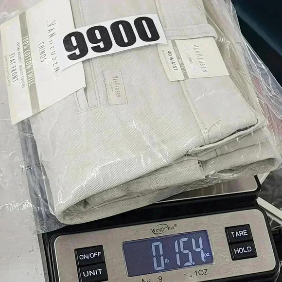 NWT Van Heusen chino flat front beige men's shorts 40 - Picture 6 of 6